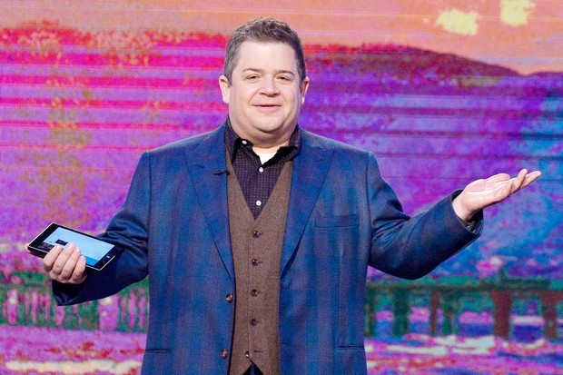 SANTA MONICA, CA - MARCH 01: Host Patton Oswalt speaks onstage during the 2014 Film Independent Spirit Awards at Santa Monica Beach on March 1, 2014 in Santa Monica, California. (Photo by Kevork Djansezian/Getty Images)