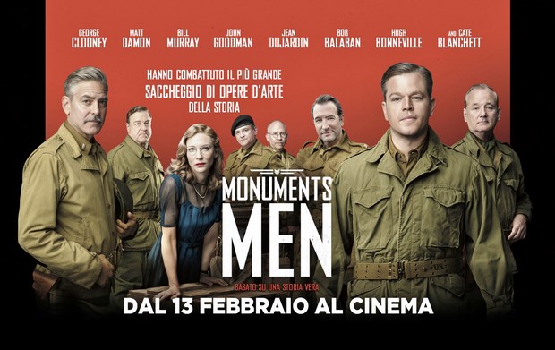 Monuments Men featurette in italiano e 5 clip del film di George Clooney