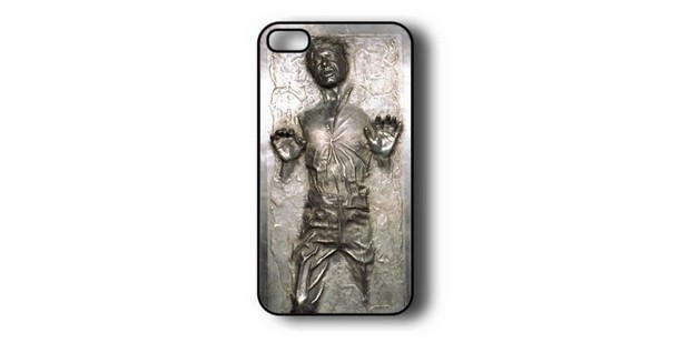 Star Wars gadget tappeto e cover iPhone di Han solo nella carbonite (4)