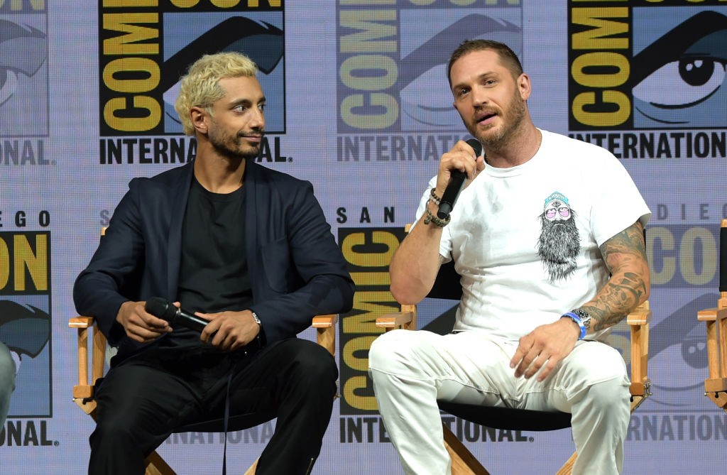 speaks onstage at the Sony Pictures' panel during Comic-Con International 2018 at San Diego Convention Center on July 20, 2018 in San Diego, California.