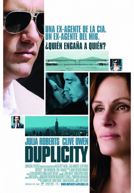 2Â° locandina per Duplicity, ritorno in sala di Julia Roberts e Clive Owen