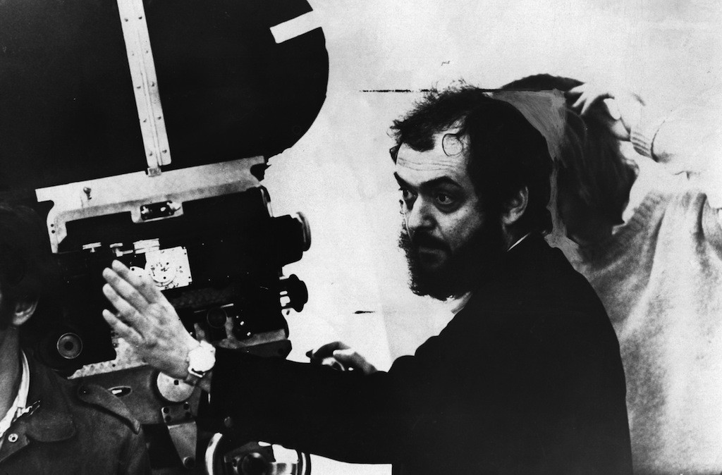 American film director Stanley Kubrick looking through a movie camera.  Original Publication: People Disc - HG0039   (Photo by Evening Standard/Getty Images)