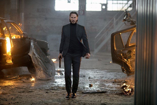 John Wick primo poster e immagine ufficiale dell'action-thriller con Keanu Reeves  (1)