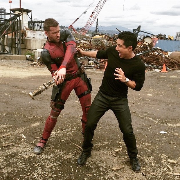 Deadpool foto dal set con Ryan Reynolds e Mario Lopez (1)