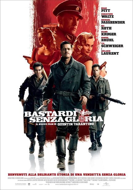Bastardi senza gloria: locandina italiana del film di Tarantino