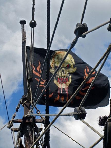 Black Beard\'s Flag