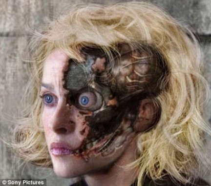 Ecco la faccia robotica di Helena Bonham Carter  in Terminator Salvation