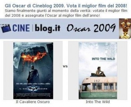 Gioco sfida Oscar migliori film del 2008