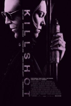 3 locandine e il trailer di Killshot, film di John Madden con Diane Lane e Mickey Rourke