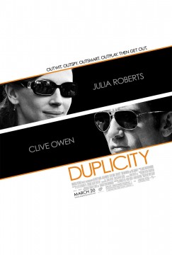 La locandina di Duplicity, nuovo film con Julia Roberts