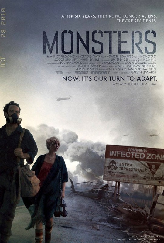 Monsters: ecco la locandina