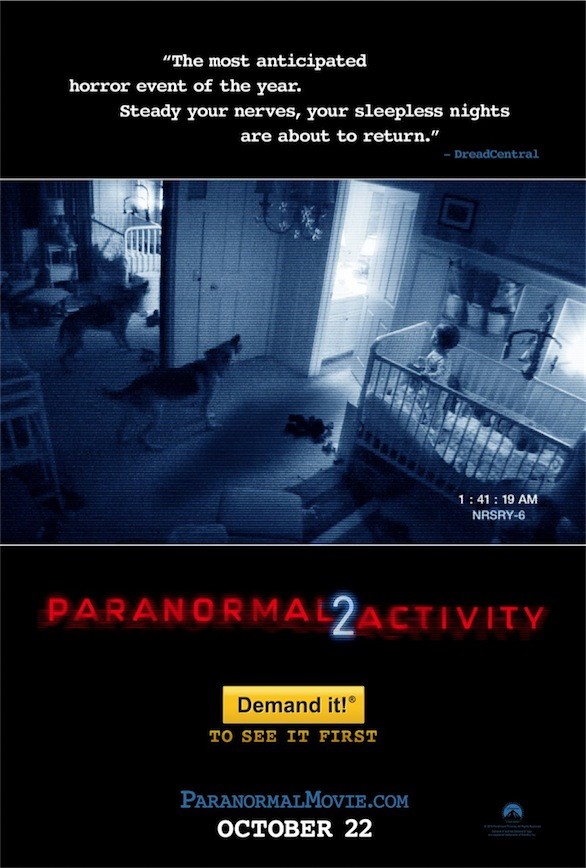 Paranormal Activity 2: ecco il poster ufficiale