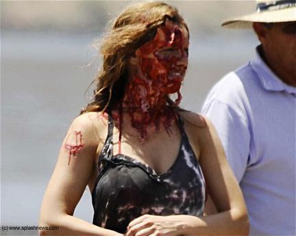 Piranha 3-D di Alexandre Aja: prime immagini dal set del film