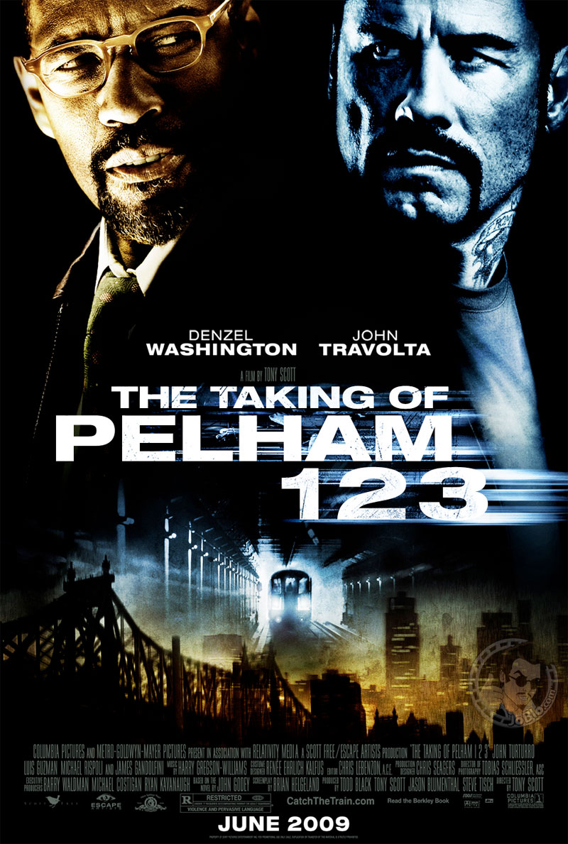 Prima locandina per Il colpo della Metropolitana - Taking of Pelham 1 2 3, nuovo film di Tony Scott