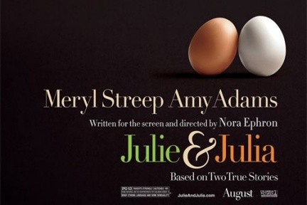 Prima locandina per Julia & Julia, film con Meryl Streep e Amy Adams