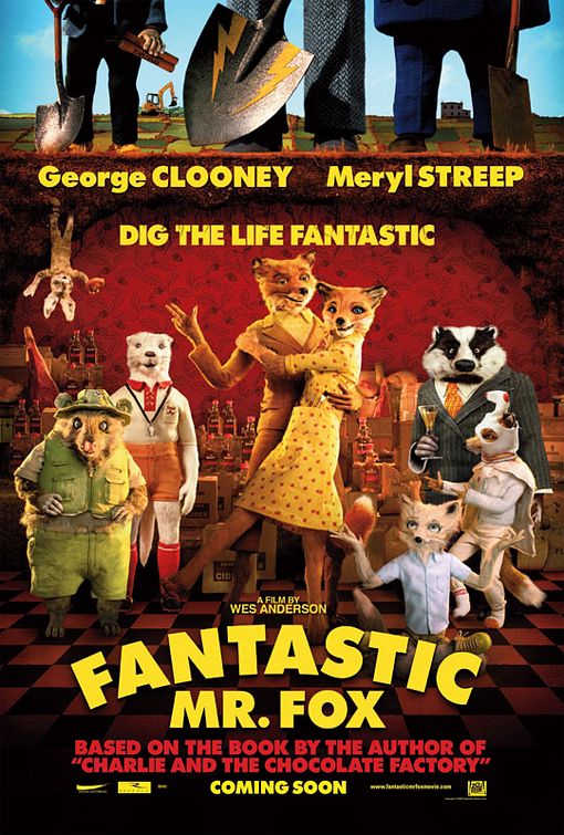 Primo poster per Fantastic Mr. Fox Wes Anderson