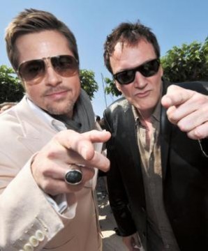 QuentinTarantino e BradPitt a Cannes