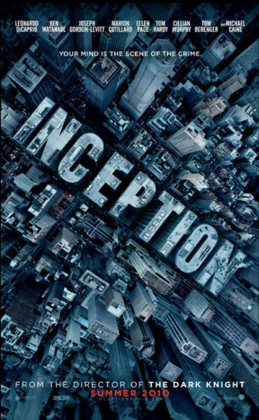 Secondo poster per Inception di Christopher Nolan