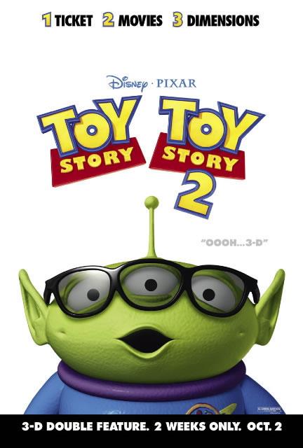 Toy Story 3D e Toy Story 2 3D - La locandina