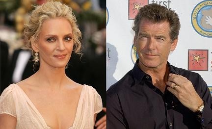 Uma Thurman, Pierce Brosnan