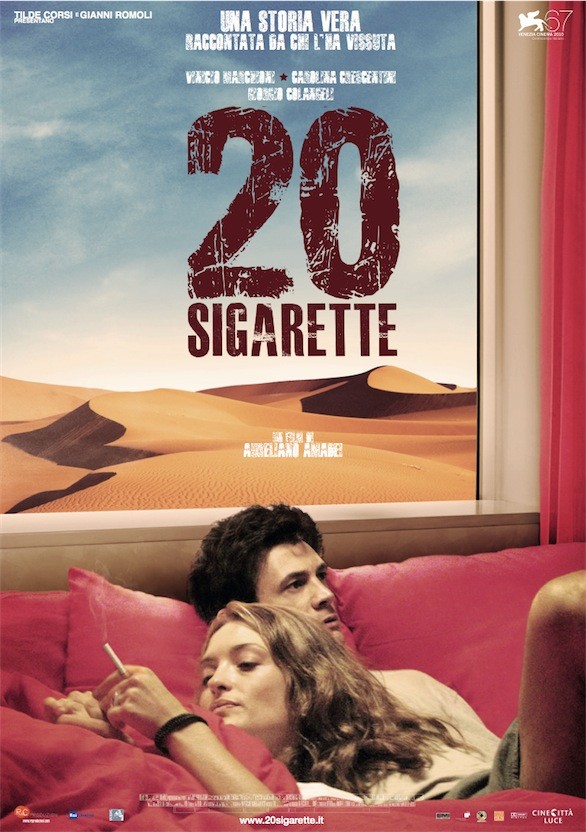 Venezia 2010: trailer e locandina per 20 Sigarette