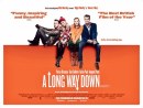 A Long Way Down - locandine della commedia con Pierce Brosnan e Aaron Paul