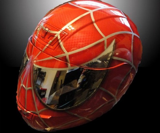 Star Wars, Iron Man, Spider-Man, Transformers i caschi da moto aerografati (3)