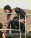 Angelina Jolie sul set di Salt