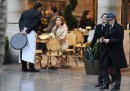 Angelina Jolie sul set di The Tourist a Parigi