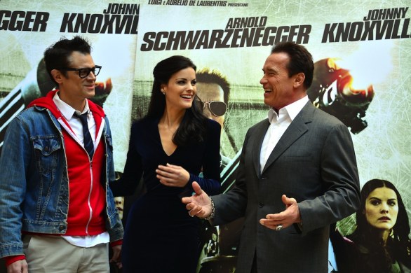 Arnold Schwarzenegger presentazione The last stand a Roma