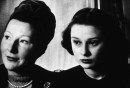 Audrey Hepburn con la madre, la baronessa Ella Van Heemstra, 1946