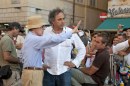 Bop Decameron: le foto di Roberto Benigni sul set con Woody Allen