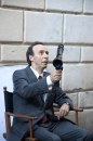 Bop Decameron: le foto di Roberto Benigni sul set con Woody Allen