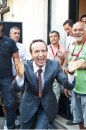 Bop Decameron: le foto di Roberto Benigni sul set con Woody Allen