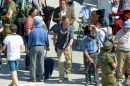 Brad Pitt sul set di World War Z, La guerra mondiale degli zombie