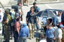 Brad Pitt sul set di World War Z, La guerra mondiale degli zombie