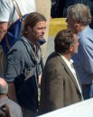 Brad Pitt sul set di World War Z, La guerra mondiale degli zombie