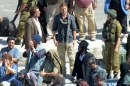 Brad Pitt sul set di World War Z, La guerra mondiale degli zombie