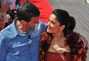 Cannes 2011 - Antonio Banderas, Salma Hayek e il photocall de Il Gatto con gli Stivali