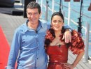 Cannes 2011 - Antonio Banderas, Salma Hayek e il photocall de Il Gatto con gli Stivali