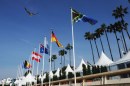 Cannes 2011 - la Croisette si fa bella per la serata di inaugurazione