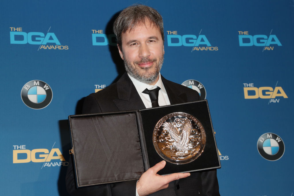 BEVERLY HILLS, CA - FEBRUARY 04:  Director Denis Villeneuve, recipient of the Feature Film Nomination Plaque for Arrival, poses in the press room during the 69th Annual Directors Guild of America Awards at The Beverly Hilton Hotel on February 4, 2017 in Beverly Hills, California.  (Photo by Frederick M. Brown/Getty Images)