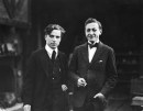 Charlie Chaplin, violinist Jascha Heifetz, 1925