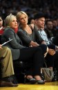 Charlize Theron mother Gerda at Staples Center, 17 apr 2012