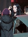 Cher e Kristen Bell sul set di Burlesque a Los angeles