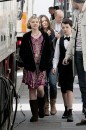 Chloe Moretz ed Asa Butterfield sul set del primo progetto in 3D di Martin Scorsese: Hugo Cabret