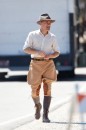 Christoph Waltz e Robert Pattinson sul set di Water for Elephants