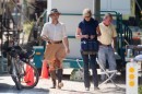 Christoph Waltz e Robert Pattinson sul set di Water for Elephants