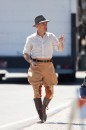 Christoph Waltz e Robert Pattinson sul set di Water for Elephants