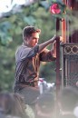 Christoph Waltz e Robert Pattinson sul set di Water for Elephants